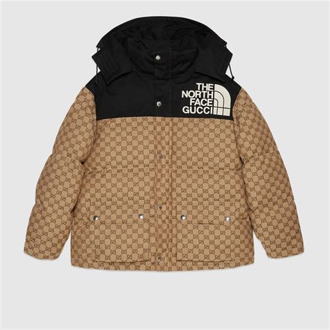 tnf x gucci coat|Gucci x The North Face Print Jacket Beige/Ebony .